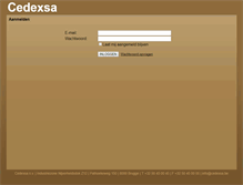 Tablet Screenshot of portal.cedexsa.be